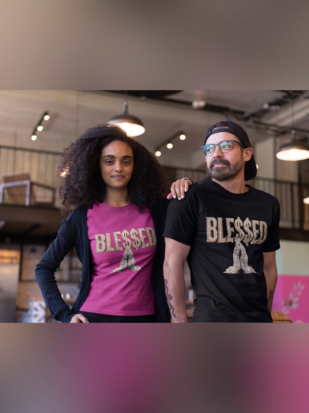 BLINGED OUT BLE$$ED T-SHIRT - Picture 3 of 15
